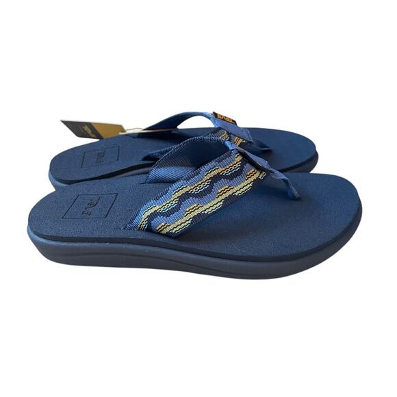 Teva Voya Blue Flip Flop Sandals Size 13 Kids NWT - Picture 2 of 6